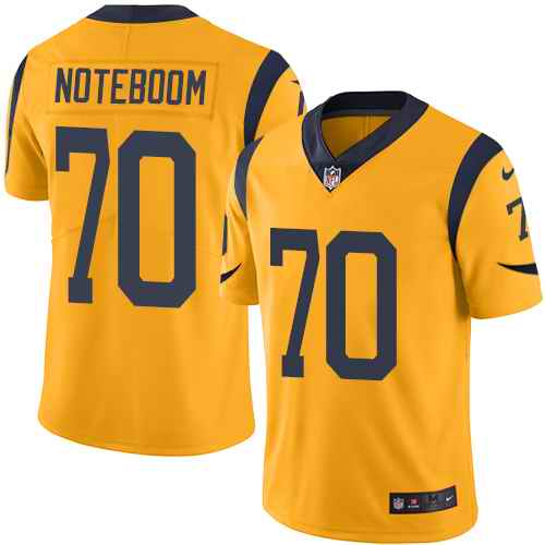 Nike Rams 70 Joseph Noteboom Gold Youth Color Rush Limited Jersey