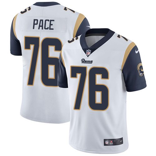 Nike Rams 76 Orlando Pace White Vapor Untouchable Limited Jersey