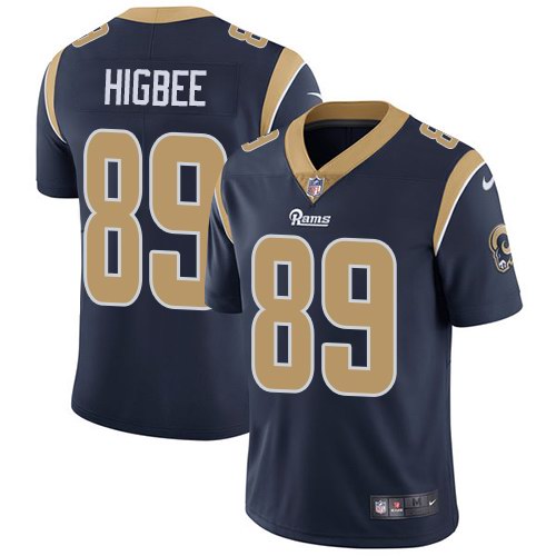 Nike Rams 89 Tyler Higbee Navy Youth Vapor Untouchable Limited Jersey