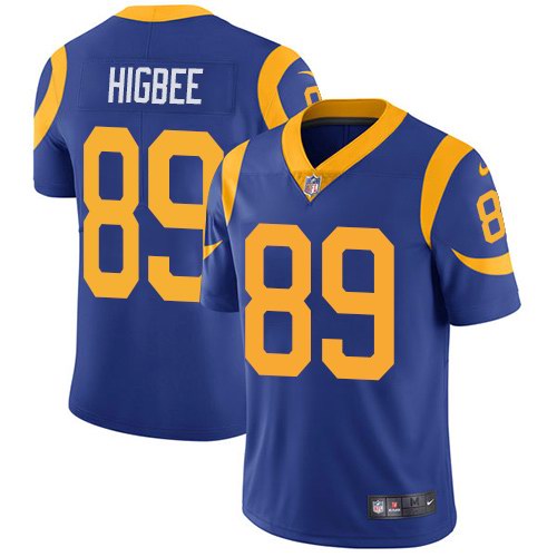 Nike Rams 89 Tyler Higbee Royal Alternate Vapor Untouchable Limited Jersey