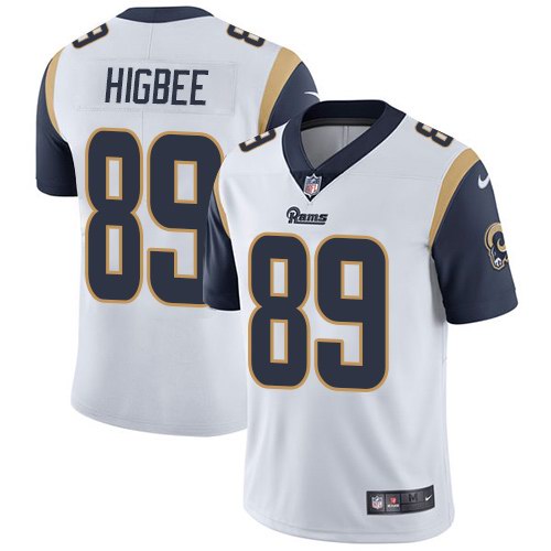 Nike Rams 89 Tyler Higbee White Vapor Untouchable Limited Jersey