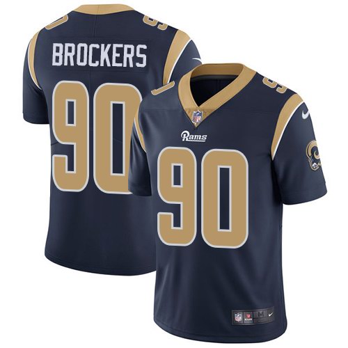 Nike Rams 90 Michael Brockers Navy Vapor Untouchable Limited Jersey