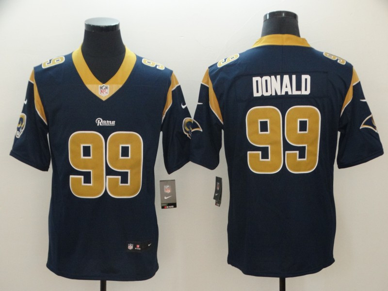 Nike Rams 99 Aaron Donald Navy Youth Vapor Untouchable Player Limited Jersey