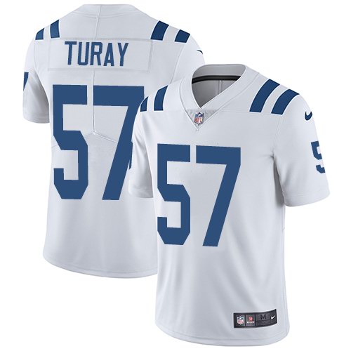 Nike Colts 57 Kemoko Turay White Youth Vapor Untouchable Limited Jersey