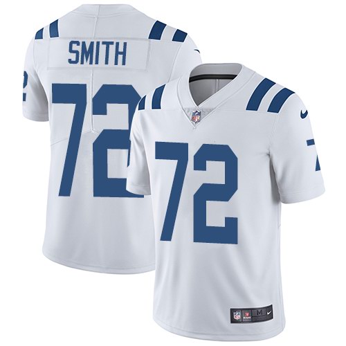 Nike Colts 72 Braden Smith White Vapor Untouchable Limited Jersey