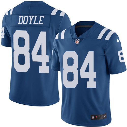 Nike Colts 84 Jack Doyle Royal Color Rush Limited Jersey