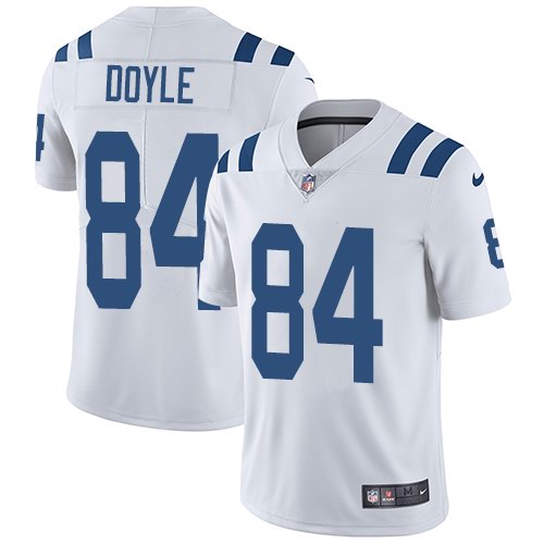 Nike Colts 84 Jack Doyle White Vapor Untouchable Limited Jersey
