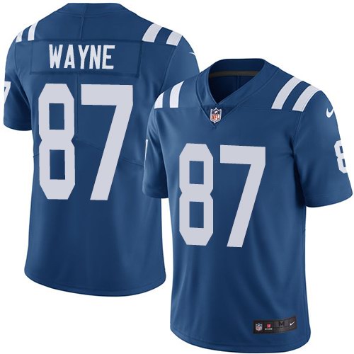 Nike Colts 87 Reggie Wayne Royal Vapor Untouchable Limited Jersey