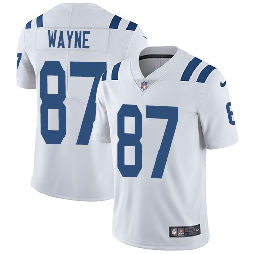 Nike Colts 87 Reggie Wayne White Vapor Untouchable Limited Jersey