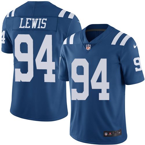 Nike Colts 94 Tyquan Lewis Royal Color Rush Limited Jersey