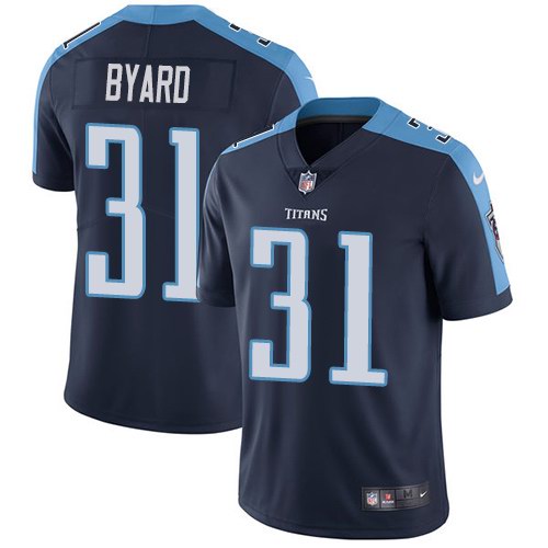 Nike Titans 31 Kevin Byard Navy Youth Vapor Untouchable Limited Jersey - Click Image to Close