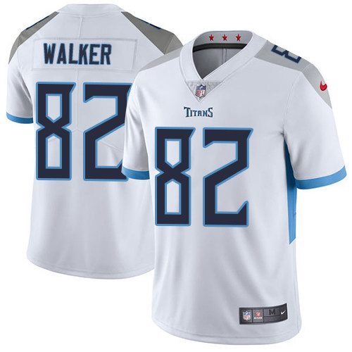 Nike Titans 82 Delanie Walker White Youth New 2018 Vapor Untouchable Limited Jersey