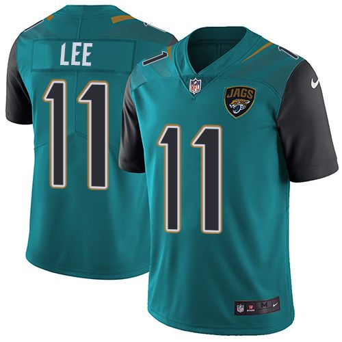 Nike Jaguars 11 Marqise Lee Teal Vapor Untouchable Limited Jersey - Click Image to Close