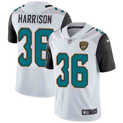 Nike Jaguars 36 Ronnie Harrison White Youth Vapor Untouchable Limited Jersey