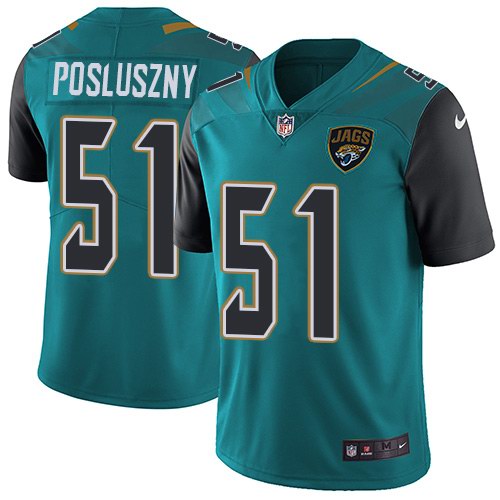Nike Jaguars 51 Paul Posluszny Teal Youth Vapor Untouchable Limited Jersey - Click Image to Close