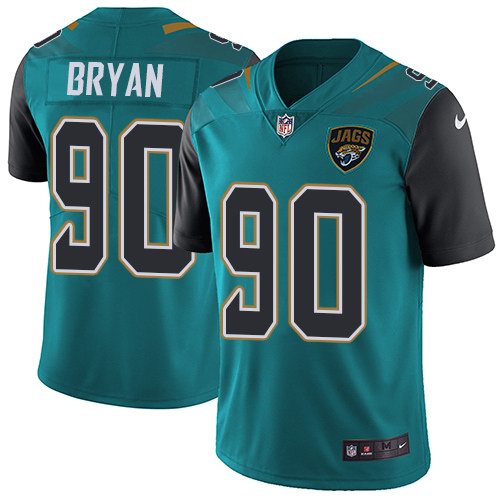 Nike Jaguars 90 Taven Bryan Teal Youth Vapor Untouchable Limited Jersey