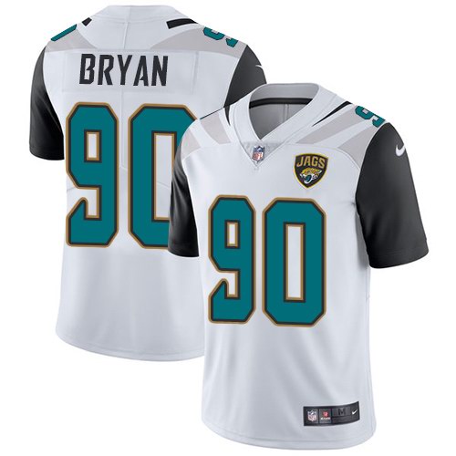 Nike Jaguars 90 Taven Bryan White Youth Vapor Untouchable Limited Jersey