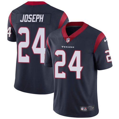 Nike Texans 24 Johnathan Joseph Navy Vapor Untouchable Limited Jersey