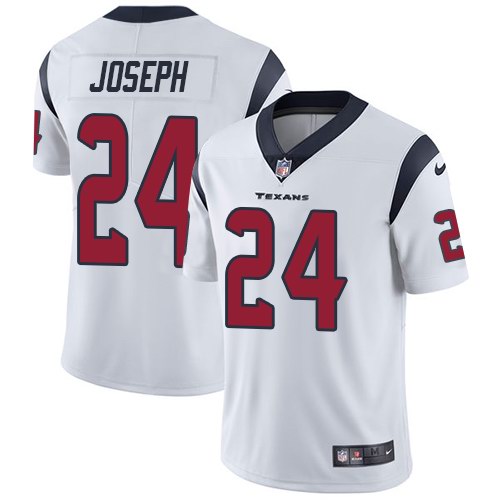 Nike Texans 24 Johnathan Joseph White Youth Vapor Untouchable Limited Jersey