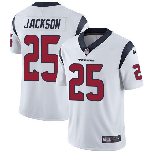 Nike Texans 25 Kareem Jackson White Vapor Untouchable Limited Jersey