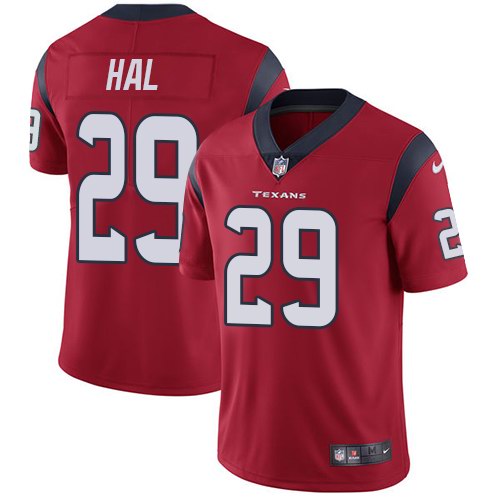 Nike Texans 29 Andre Hal Red Youth Vapor Untouchable Limited Jersey