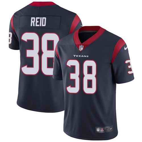 Nike Texans 38 Justin Reid Navy Vapor Untouchable Limited Jersey