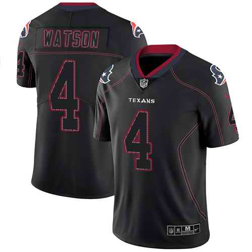 Nike Texans 4 Deshaun Watson Black Shadow Legend Limited Jersey