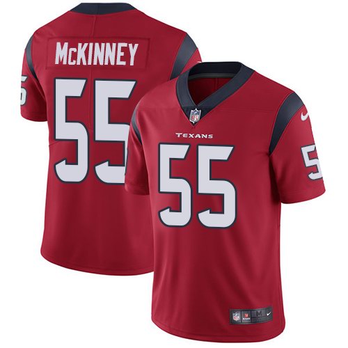 Nike Texans 55 Benardrick McKinney Red Vapor Untouchable Limited Jersey