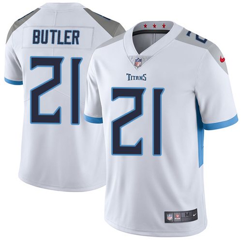 Nike Titans 21 Malcolm Butler White New 2018 Vapor Untouchable Limited Jersey
