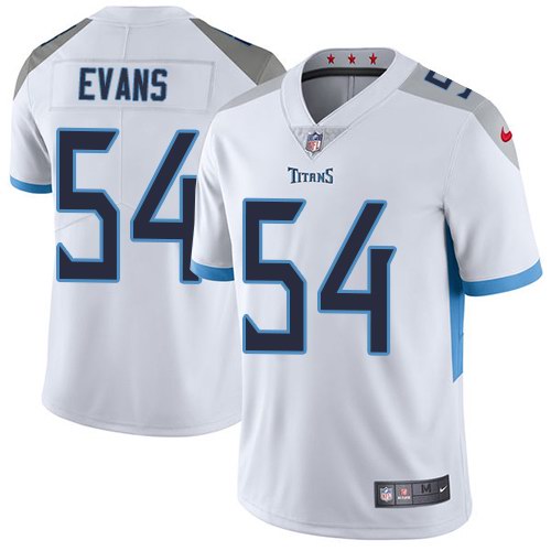 Nike Titans 54 Rashaan Evans White New 2018 Vapor Untouchable Limited Jersey - Click Image to Close