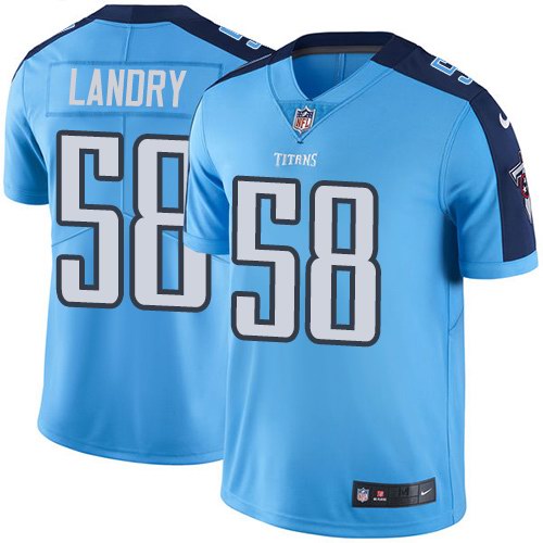 Nike Titans 58 Harold Landry Light Blue Youth Vapor Untouchable Limited Jersey