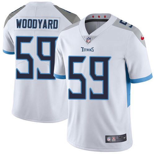 Nike Titans 59 Wesley Woodyard White New 2018 Vapor Untouchable Limited Jersey