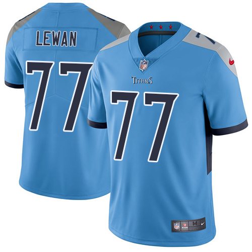 Nike Titans 77 Taylor Lewan Light Blue New 2018 Vapor Untouchable Limited Jersey