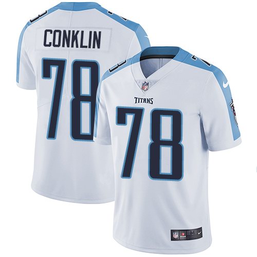 Nike Titans 78 Jack Conklin White Youth Vapor Untouchable Limited Jersey
