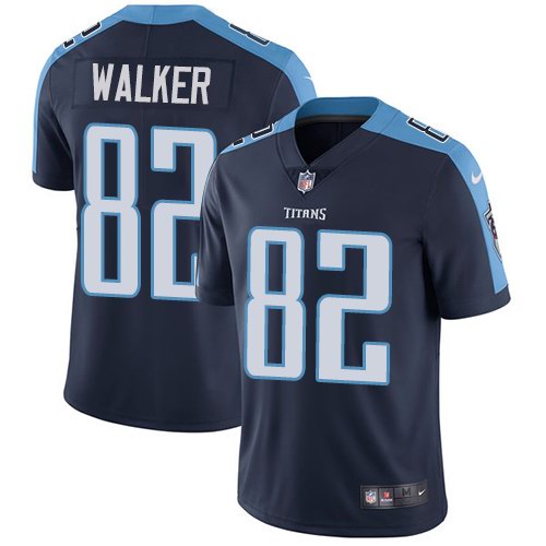 Nike Titans 82 Delanie Walker Navy Youth Vapor Untouchable Limited Jersey