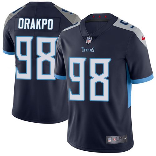 Nike Titans 98 Brian Orakpo Navy New 2018 Youth Vapor Untouchable Limited Jersey