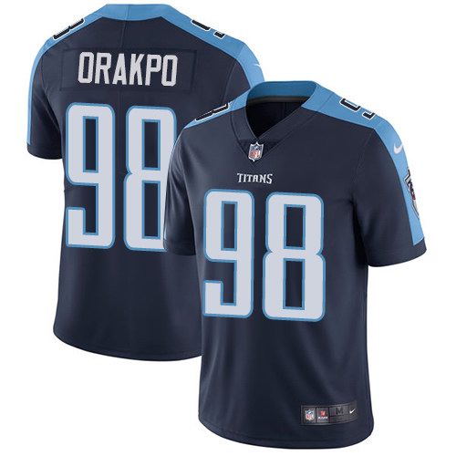 Nike Titans 98 Brian Orakpo Navy Youth Vapor Untouchable Limited Jersey