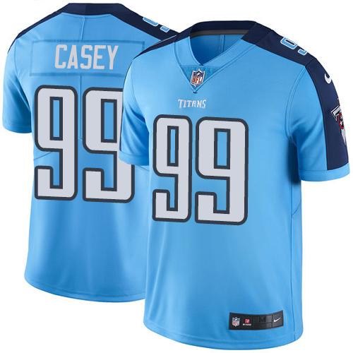 Nike Titans 99 Jurrell Casey Light Blue Vapor Untouchable Limited Jersey