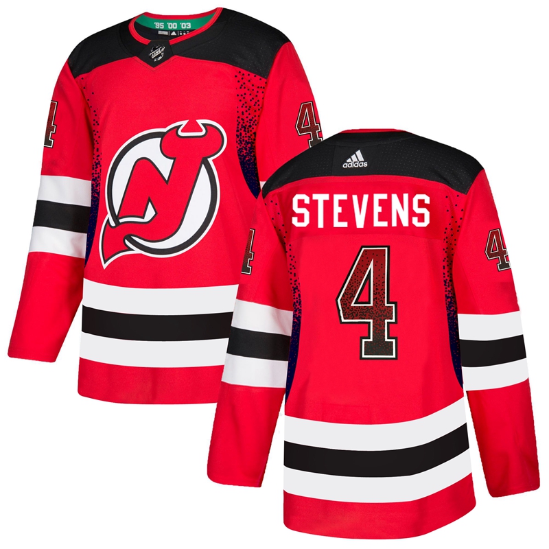 Devils 4 Scott Stevens Red Drift Fashion Adidas Jersey - Click Image to Close