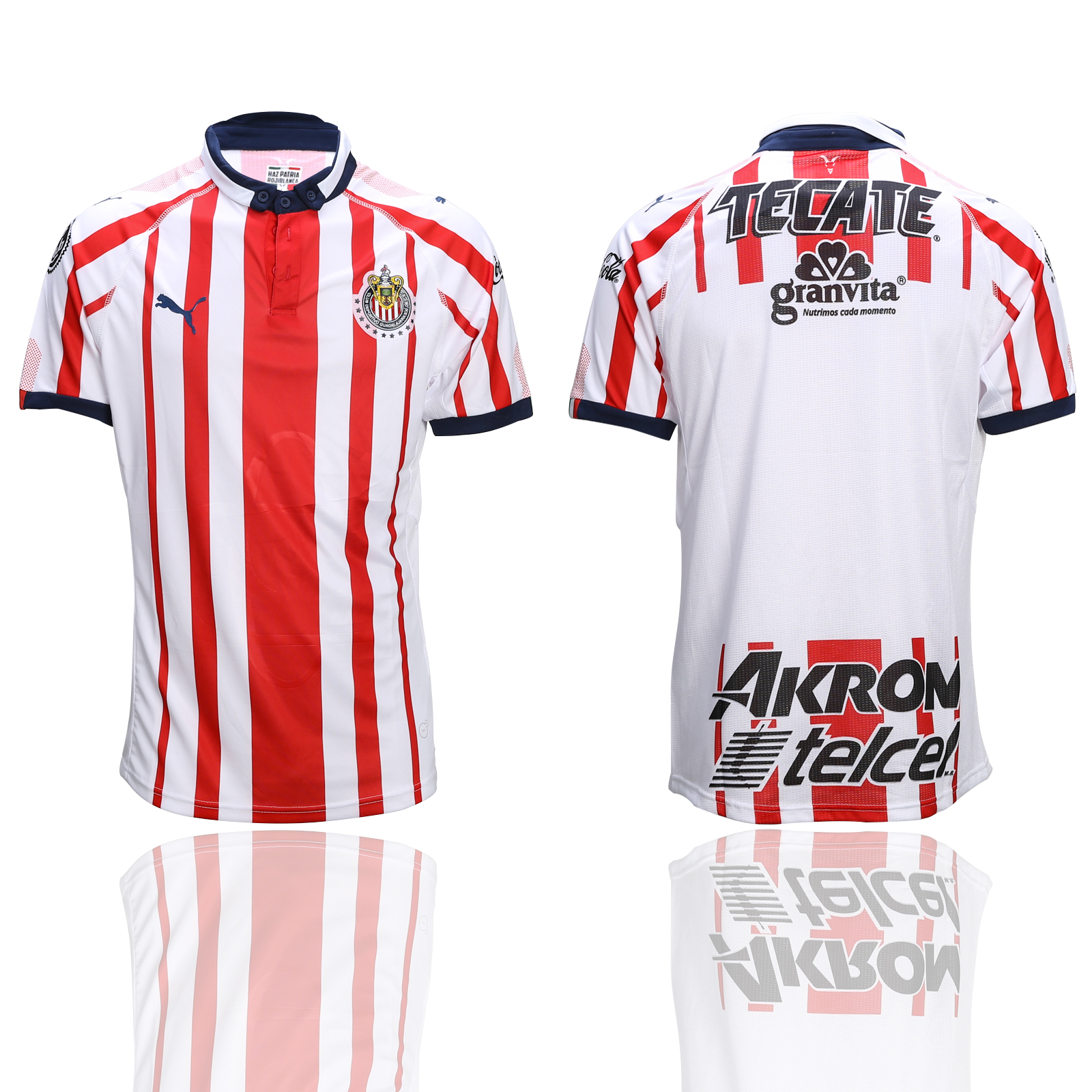 2018-19 Chivas Home Thailand Soccer Jersey - Click Image to Close