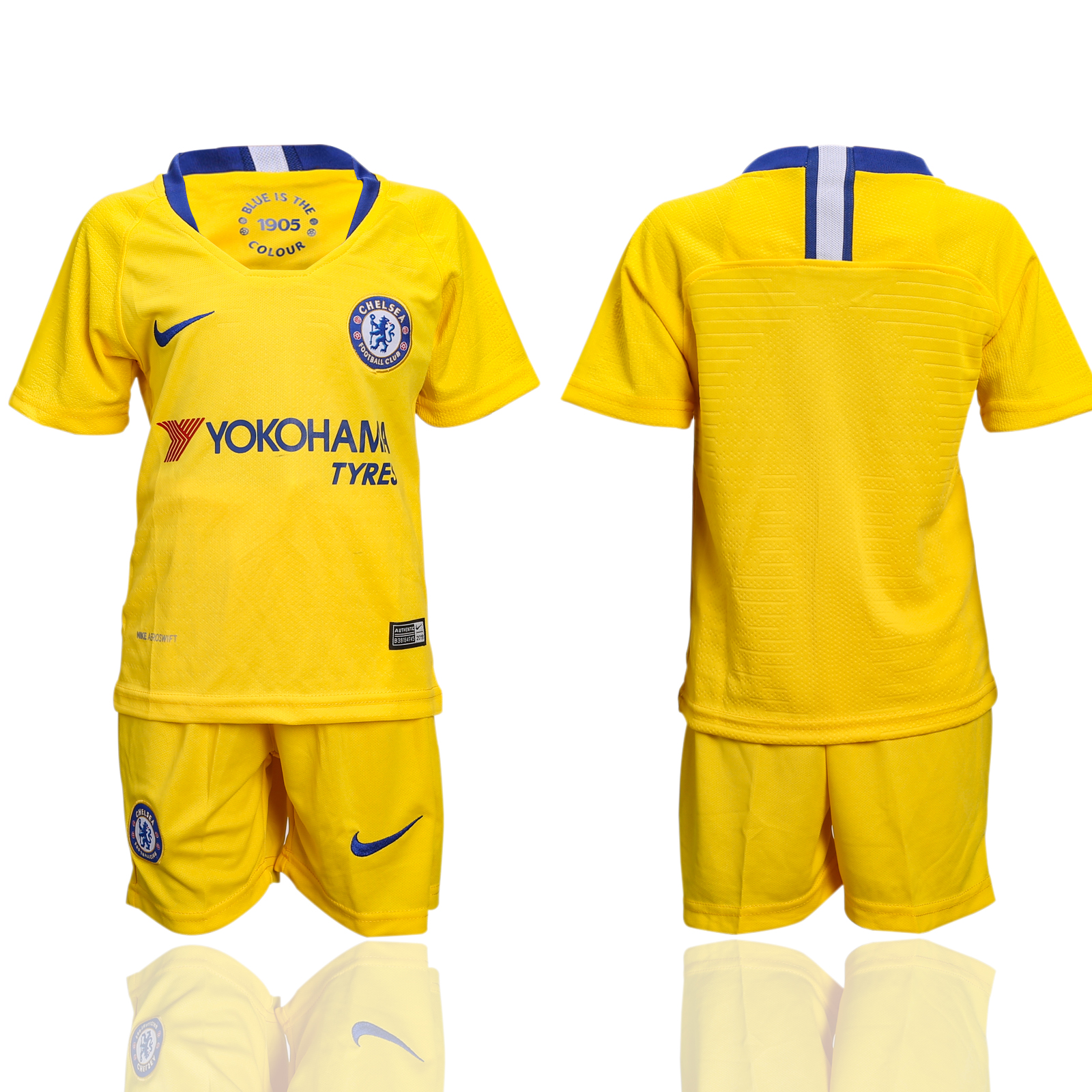 2018-19 Chelsea Away Youth Soccer Jersey - Click Image to Close
