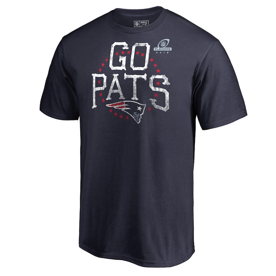 Patriots 2018 NFL Playoffs Go Pats Men's T-Shirt