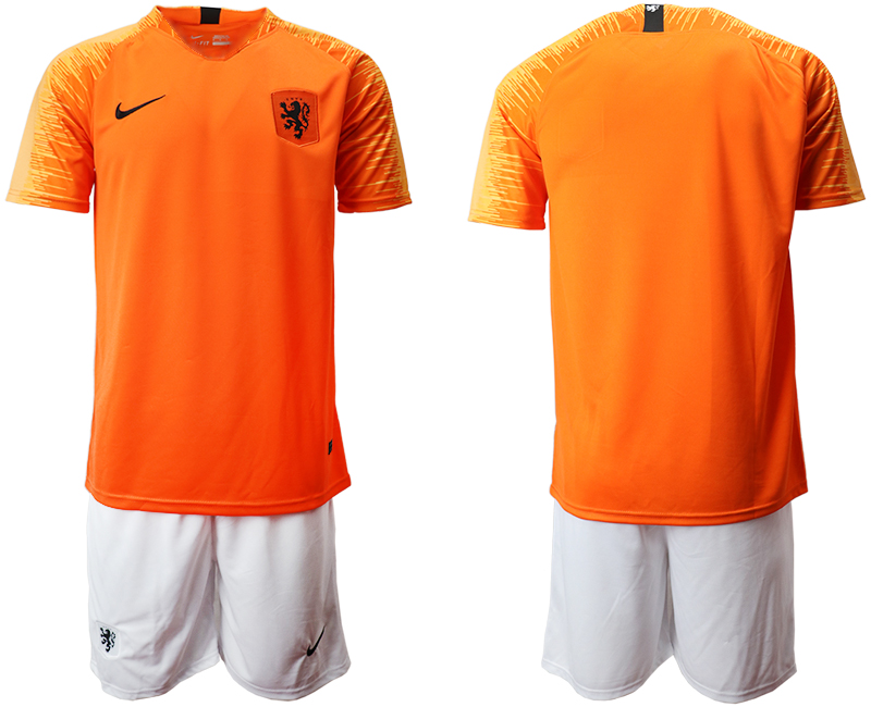 2018-19 Netherlands Home Soccer Jersey