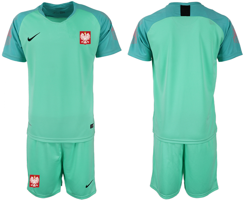 Poland Green 2018 FIFA World Cup Goalkeeper Soccer Jersey