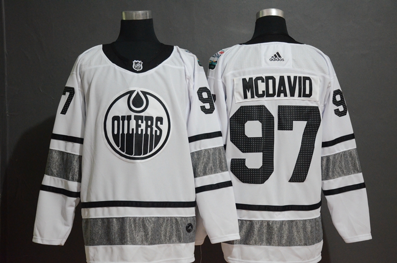 Oilers 97 Connor McDavid White 2019 NHL All-Star Game Adidas Jersey