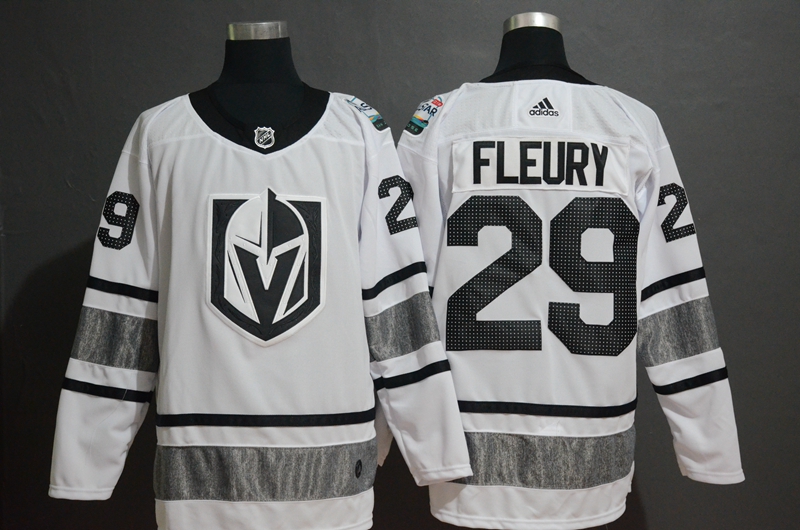 Vegas Golden Knights 29 Marc-Andre Fleury White 2019 NHL All-Star Game Adidas Jersey