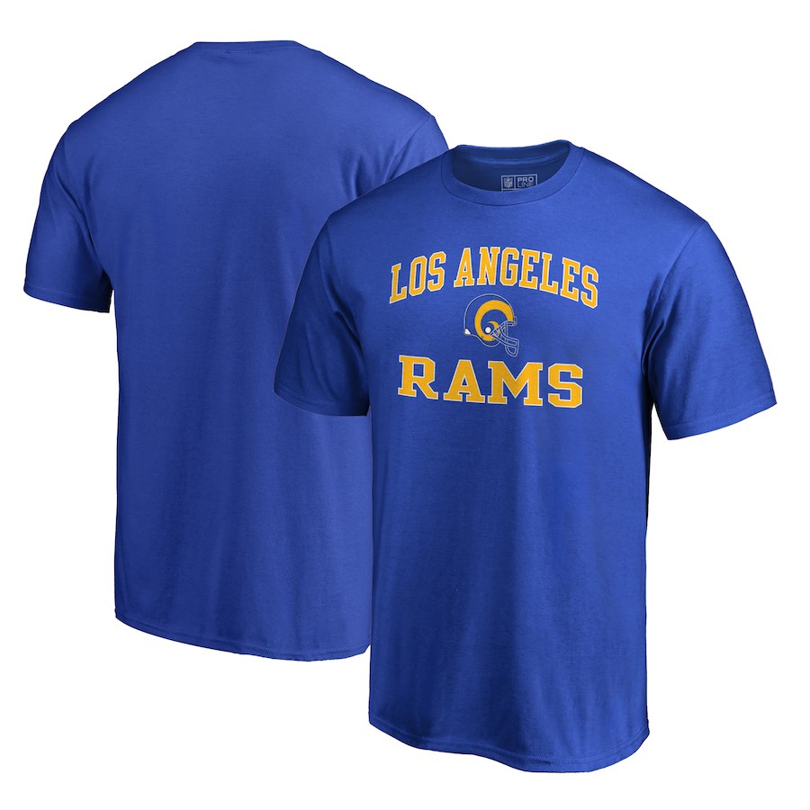 Los Angeles Rams NFL Pro Line by Fanatics Branded Vintage Victory Arch T-Shirt Royal
