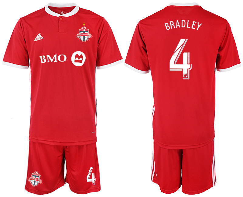 2018-19 Toronto FC 4 BRADLEY Home Soccer Jersey