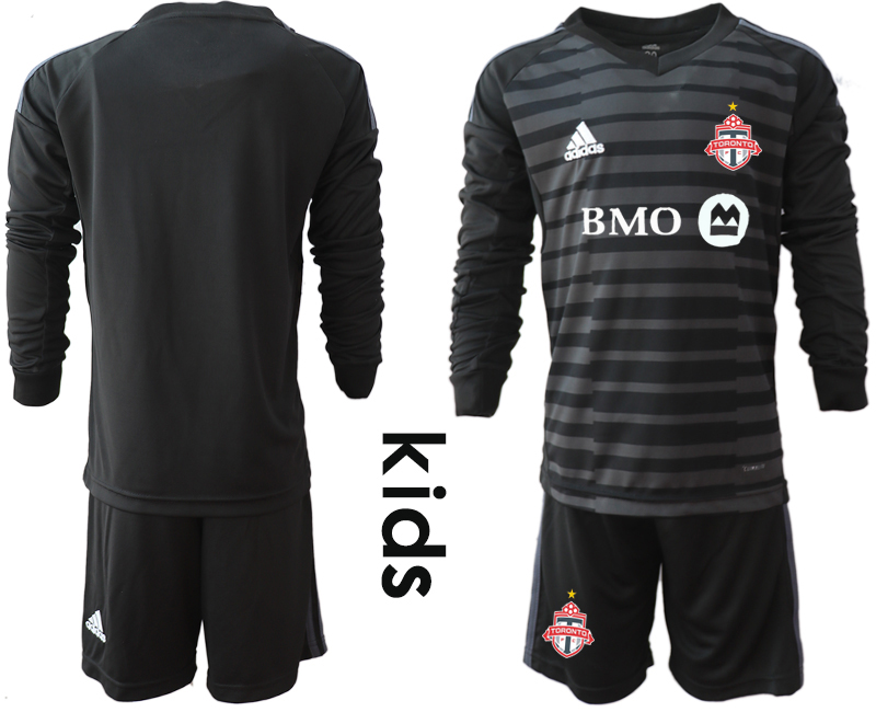 2018-19 Toronto FC Black Youth Long Sleeve Soccer Jersey