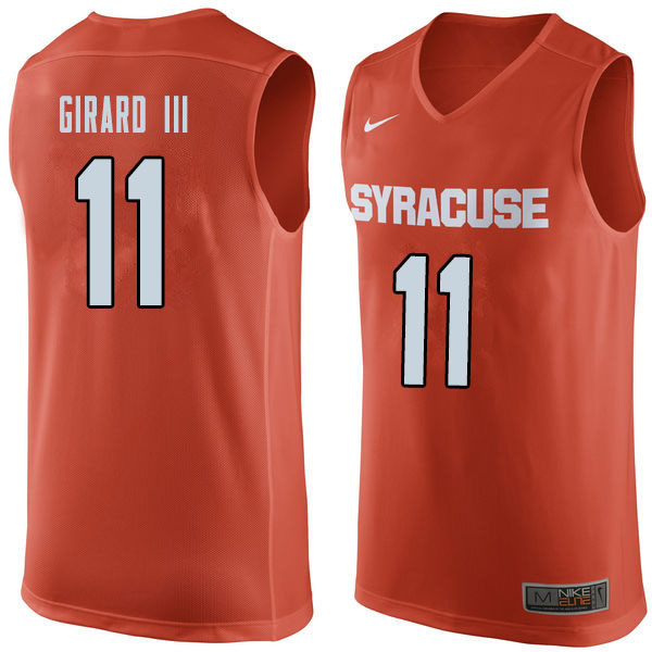 Syracuse 11 Joseph Girard III Orange College Basketball Jersey